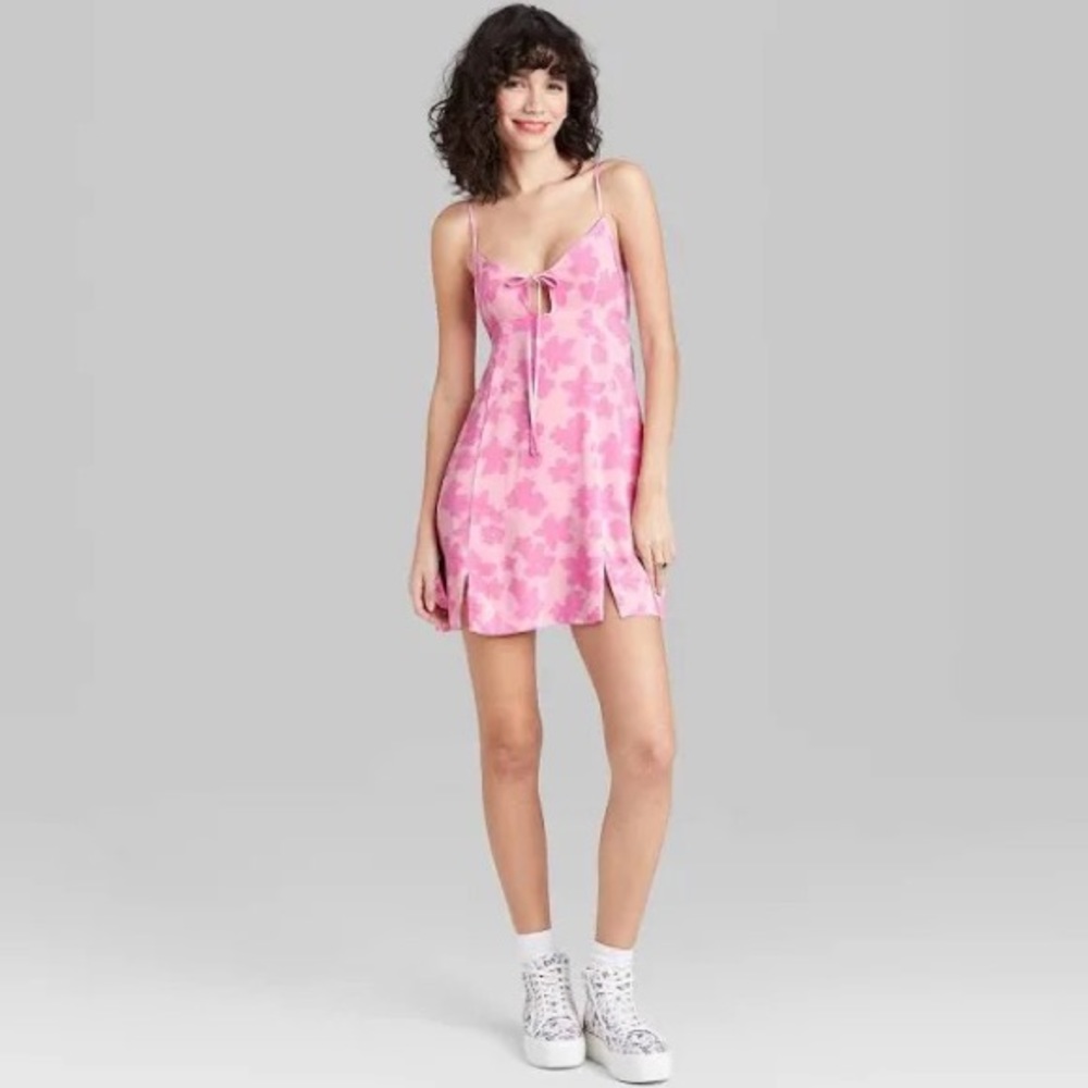 Wild Fable Pink Floral Mini Dress